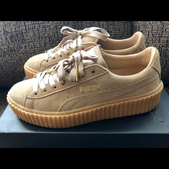 Fenty Puma Creepers By Rihanna Oatmeal Size 8 - Picture 4 of 8